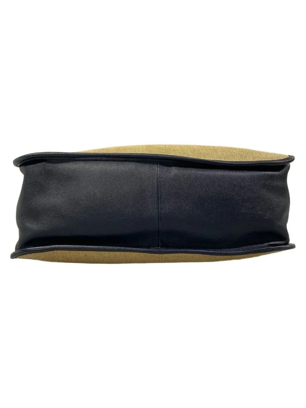 Gucci Tote Bag Horsebit Beige Dark Navy Leather